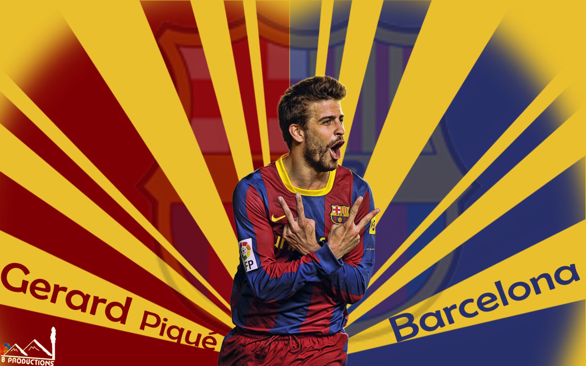 Скачать картинку Барселона, Футбольный, Виды Спорта, Жерар Пике в телефон бесплатно.