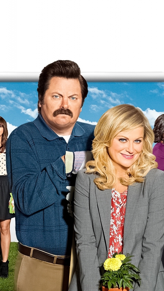 tv show, parks and recreation, ron swanson, leslie knope