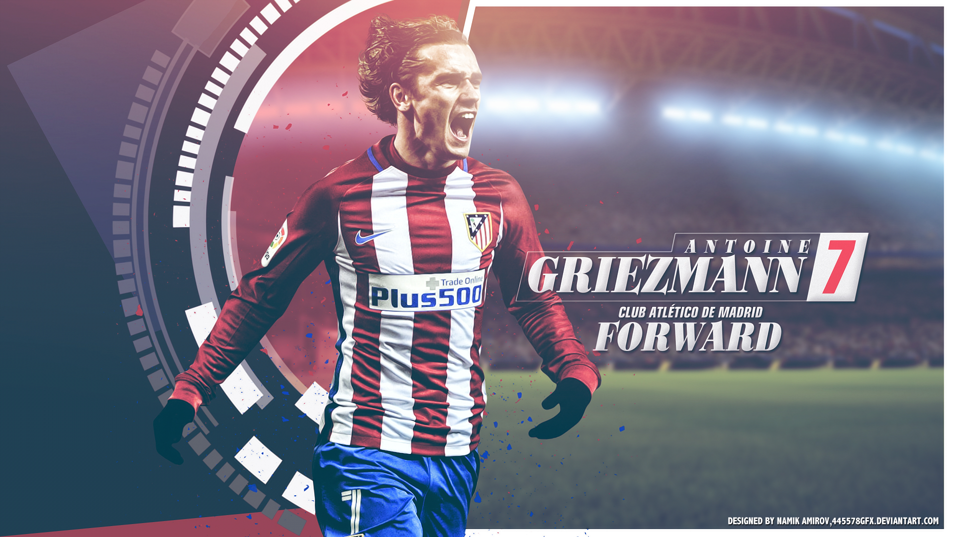 Free download wallpaper Sports, Soccer, French, Antoine Griezmann, Atlético Madrid on your PC desktop