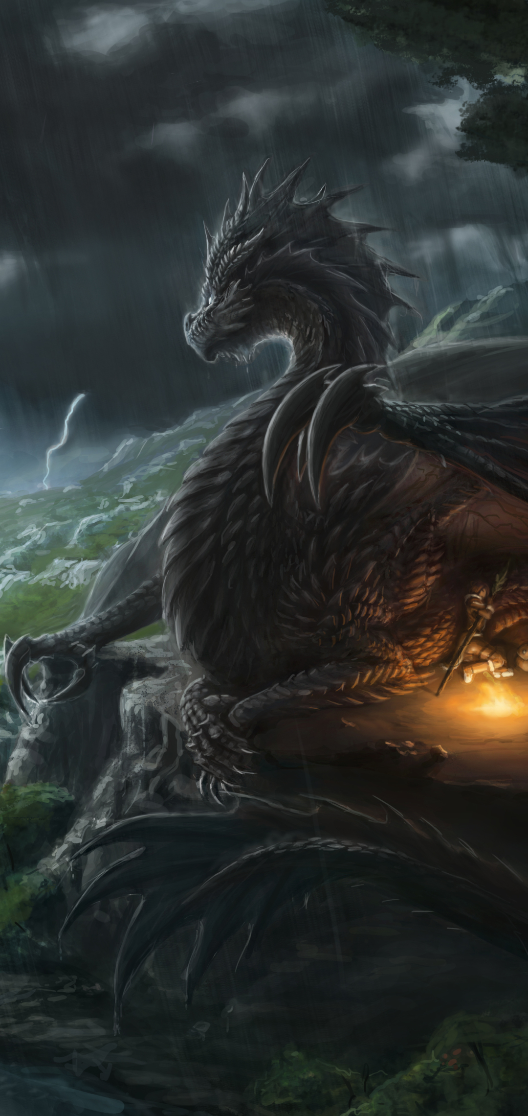 Download mobile wallpaper Fantasy, Dragon for free.