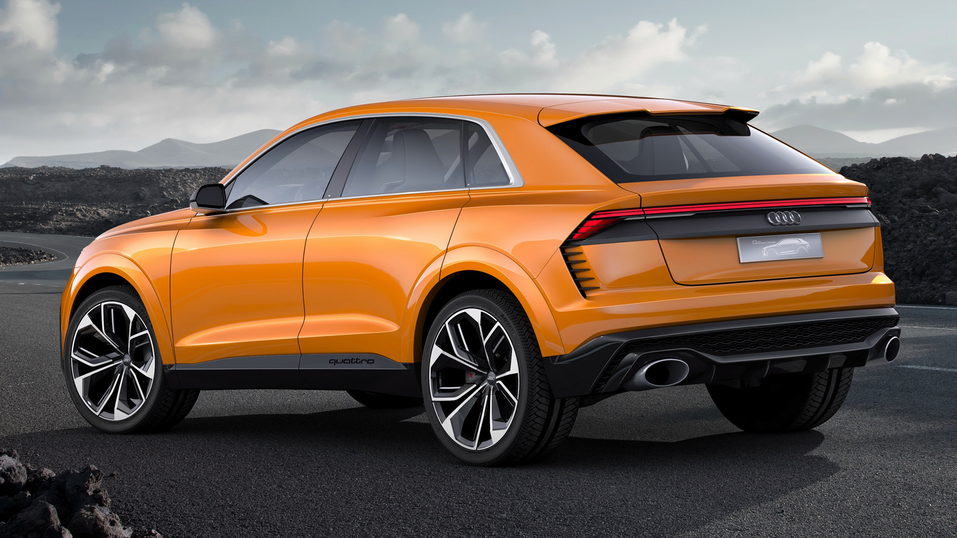 Download mobile wallpaper Audi, Car, Suv, Concept Car, Audi Q8, Vehicles, Brown Car for free.