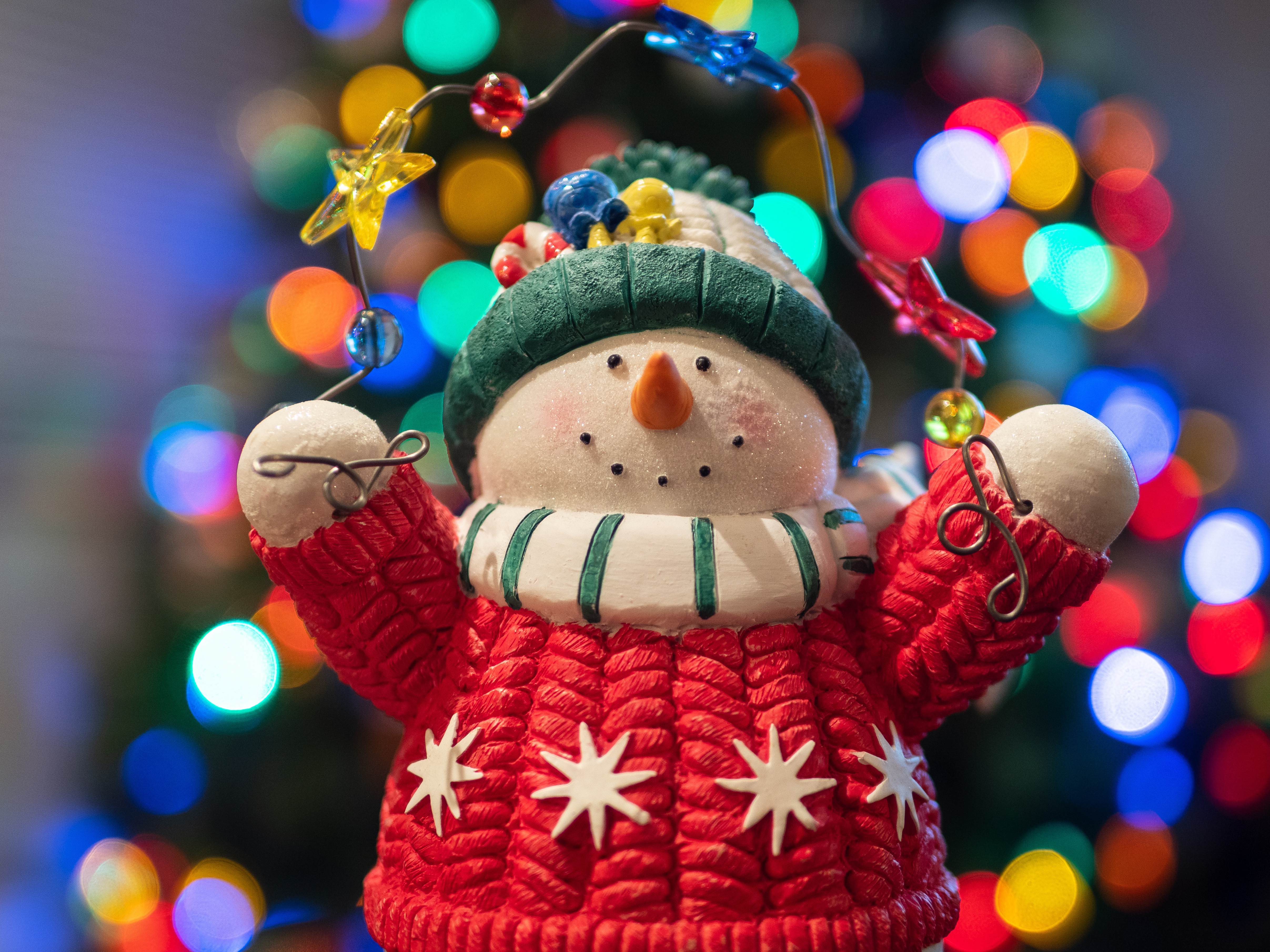 Download mobile wallpaper Snowman, Christmas, Toy, Figurine, Photography for free.