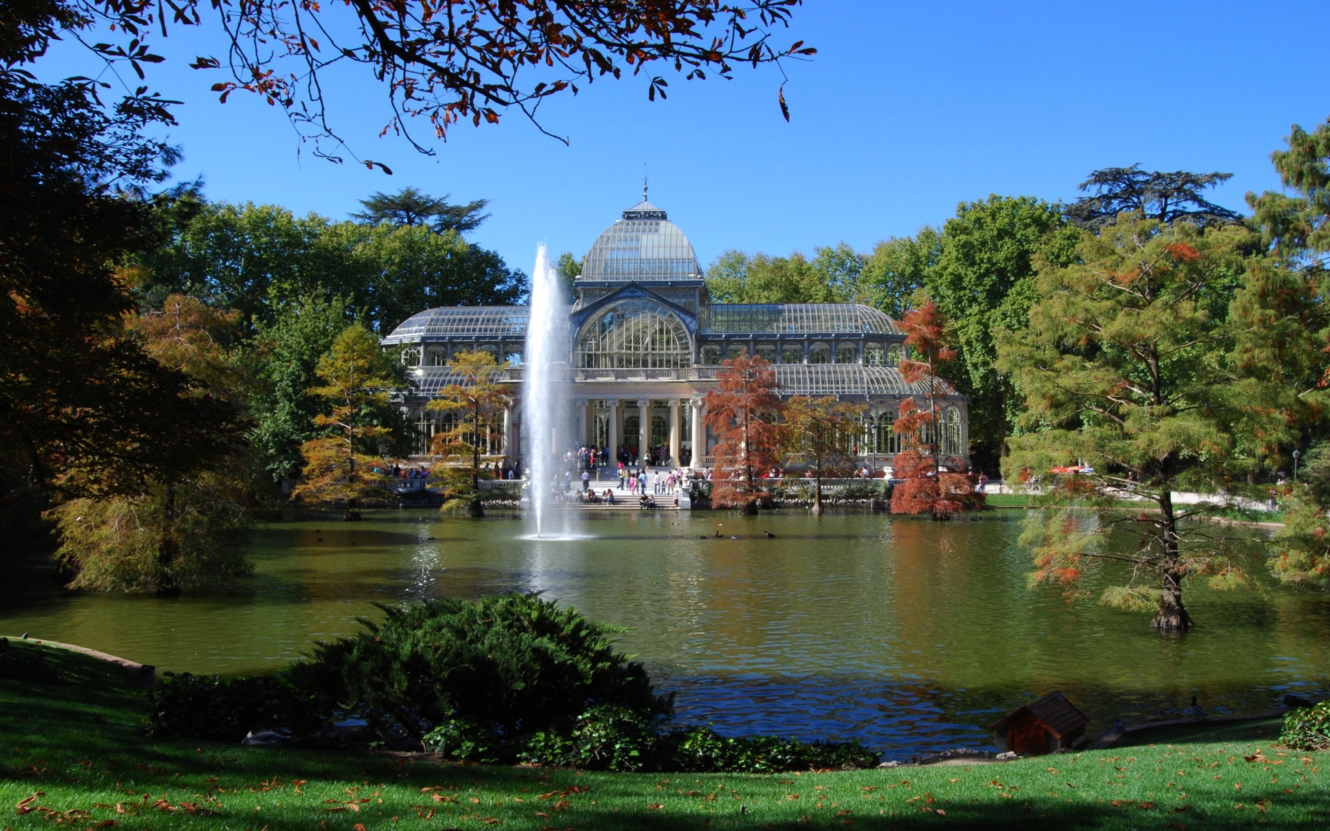 Laden Sie das Menschengemacht, Palacio De Cristal-Bild kostenlos auf Ihren PC-Desktop herunter