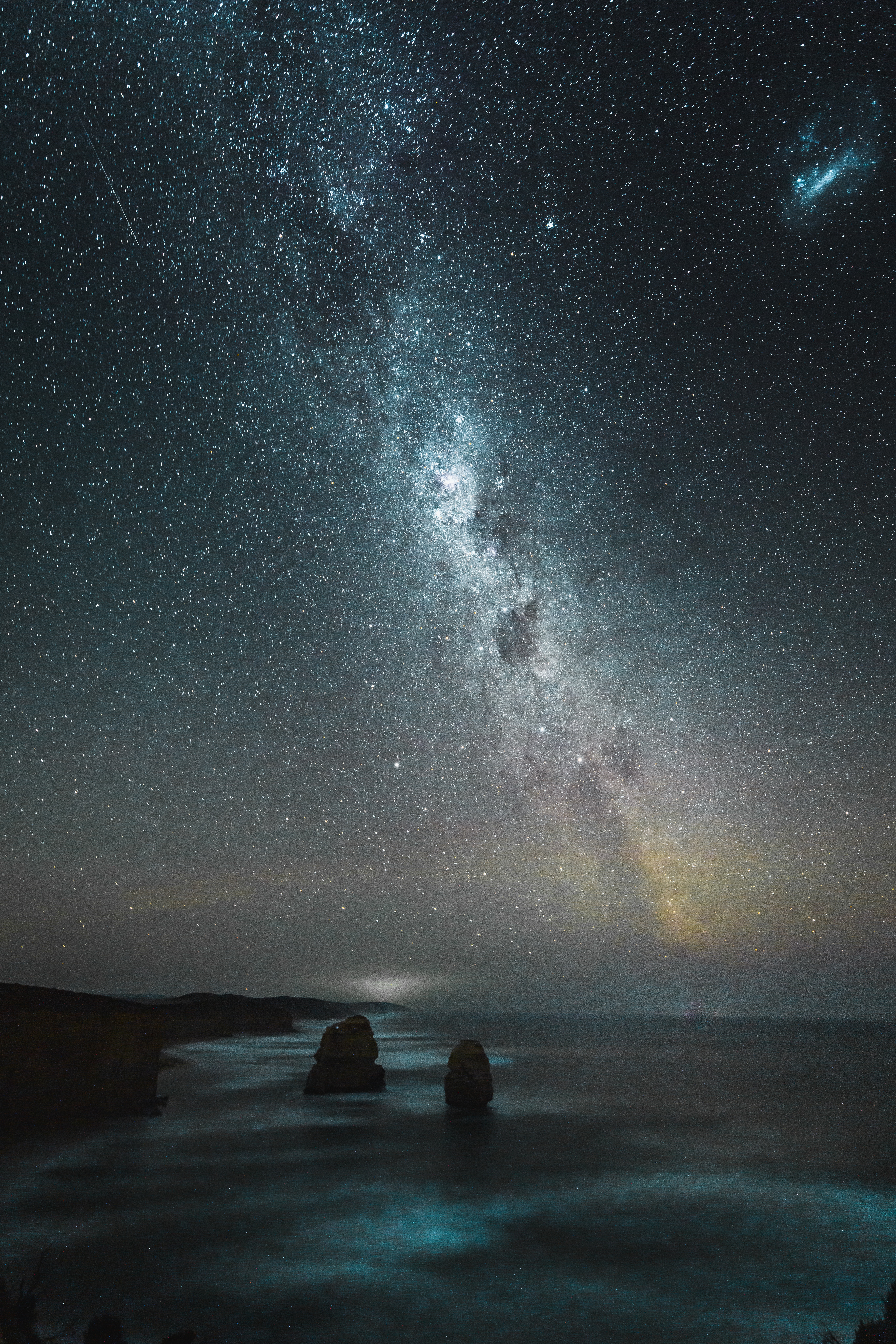137552 Hintergrundbild herunterladen natur, sea, übernachtung, strand, sternenhimmel, die milchstrasse, milchstraße - Bildschirmschoner und Bilder kostenlos