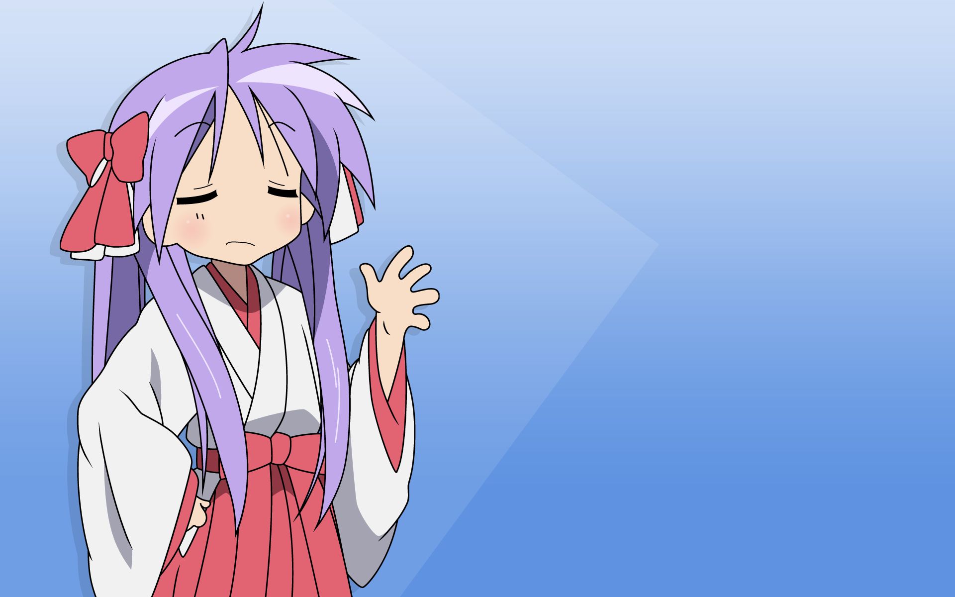 Handy-Wallpaper Animes, Raki Suta: Lucky Star, Kagami Hiiragi kostenlos herunterladen.