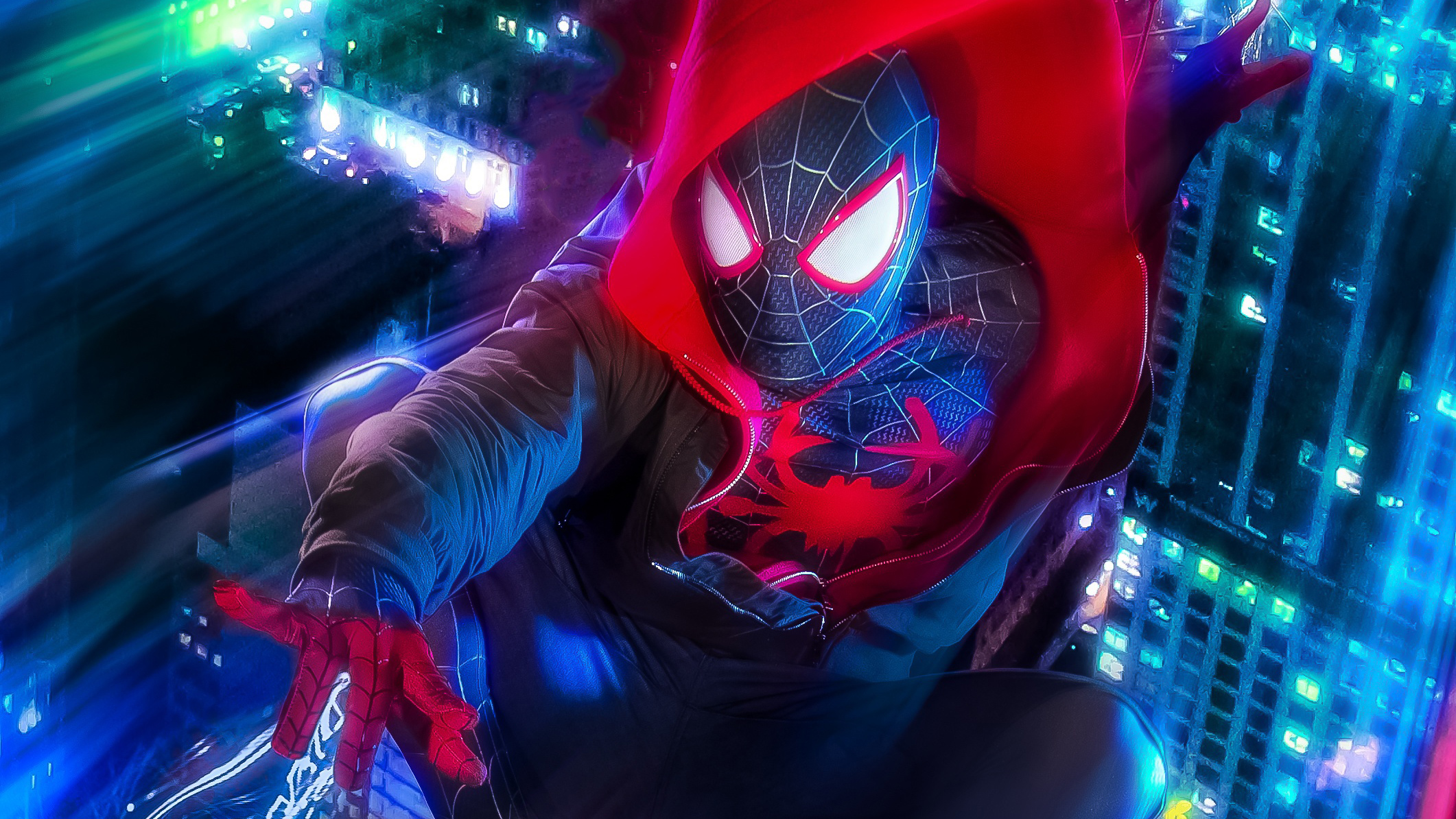 450836 descargar imagen spider man: un nuevo universo, películas, millas morales, hombre araña, spider man: fondos de pantalla y protectores de pantalla gratis