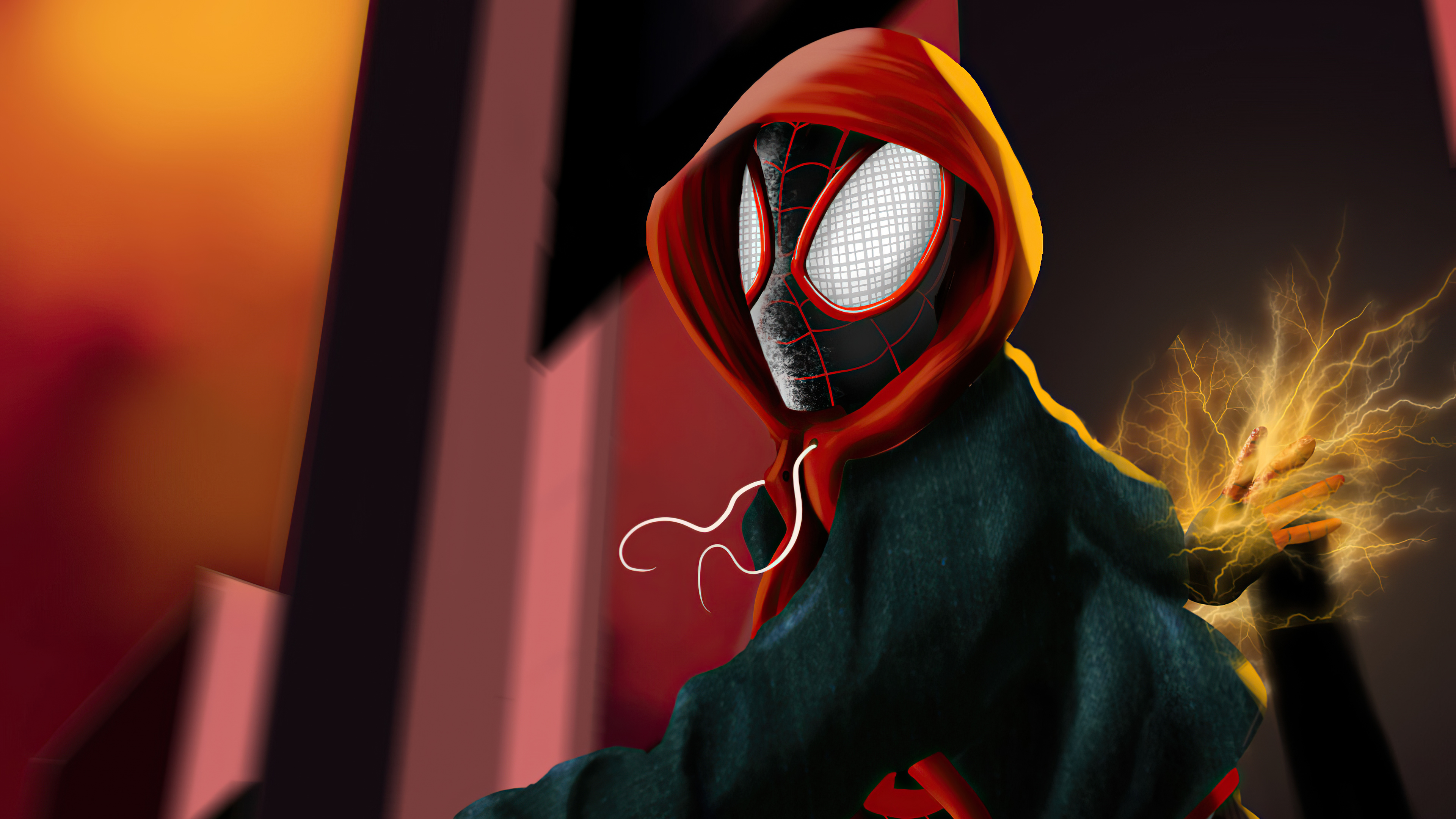 Laden Sie das Filme, Spider Man, Meilen Morales, Spider Man: A New Universe-Bild kostenlos auf Ihren PC-Desktop herunter