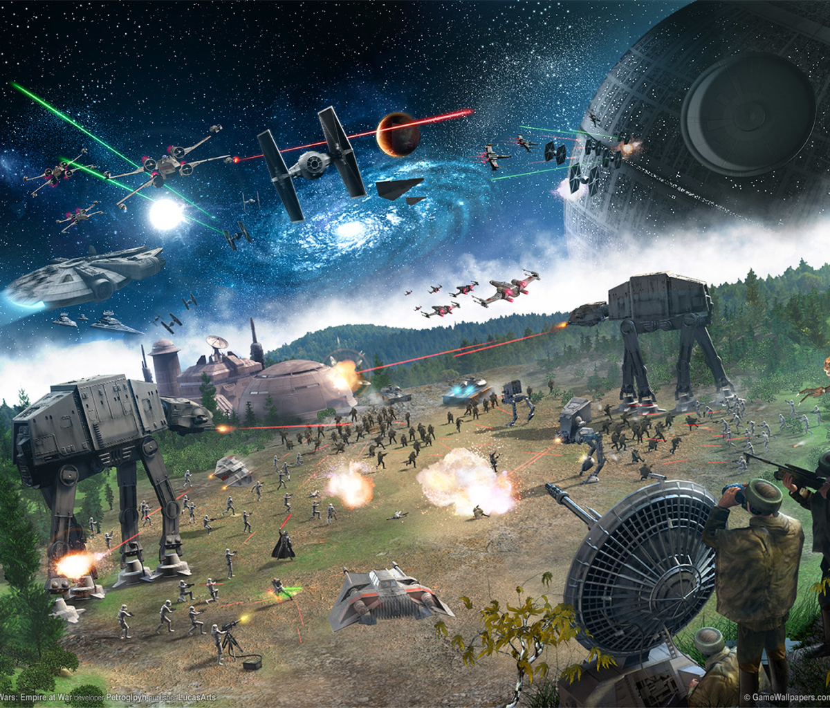 Mobile Wallpaper Star Wars: Empire At War 