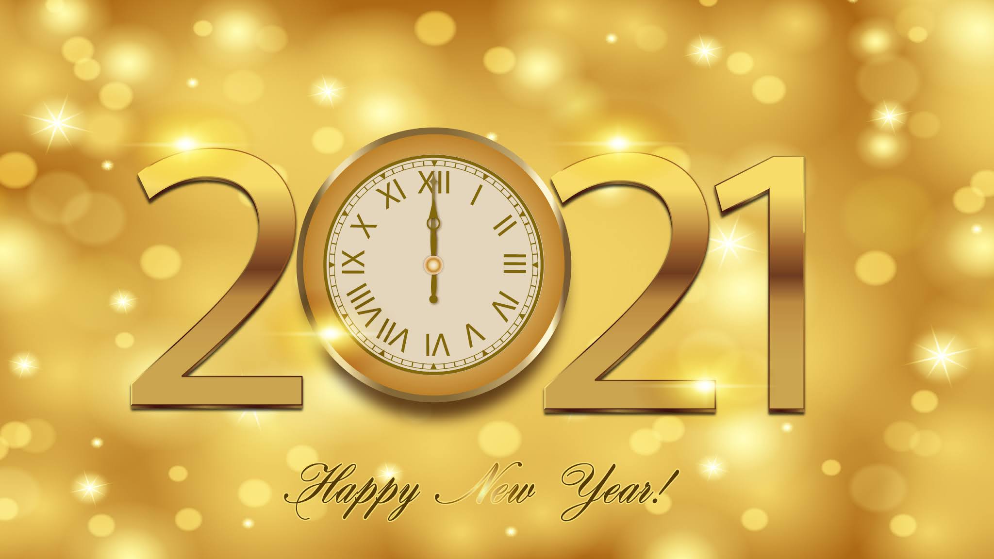 998312壁紙のダウンロードホリデー, 2021年新年, 時計, あけましておめでとう-スクリーンセーバーと写真を無料で