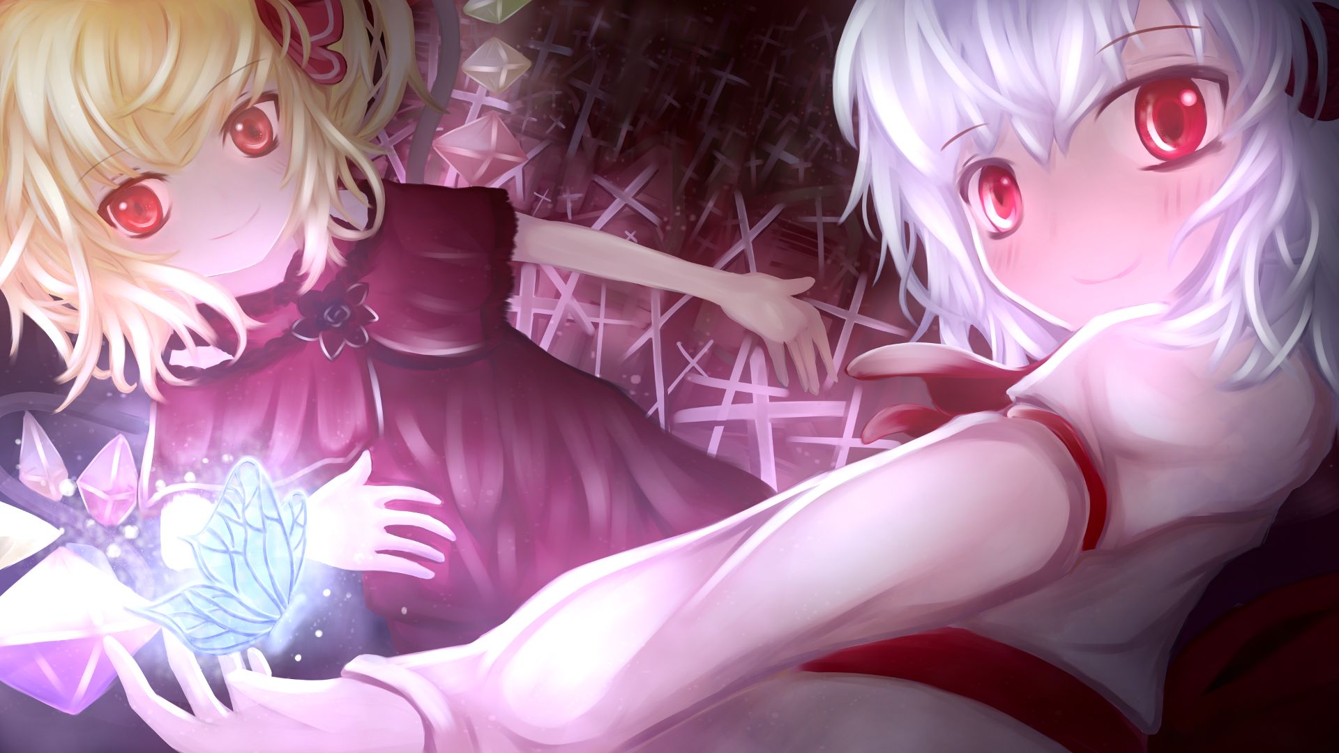 Laden Sie das Animes, Remilia Scharlachrot, Flandre Scarlet, Tuhu-Bild kostenlos auf Ihren PC-Desktop herunter