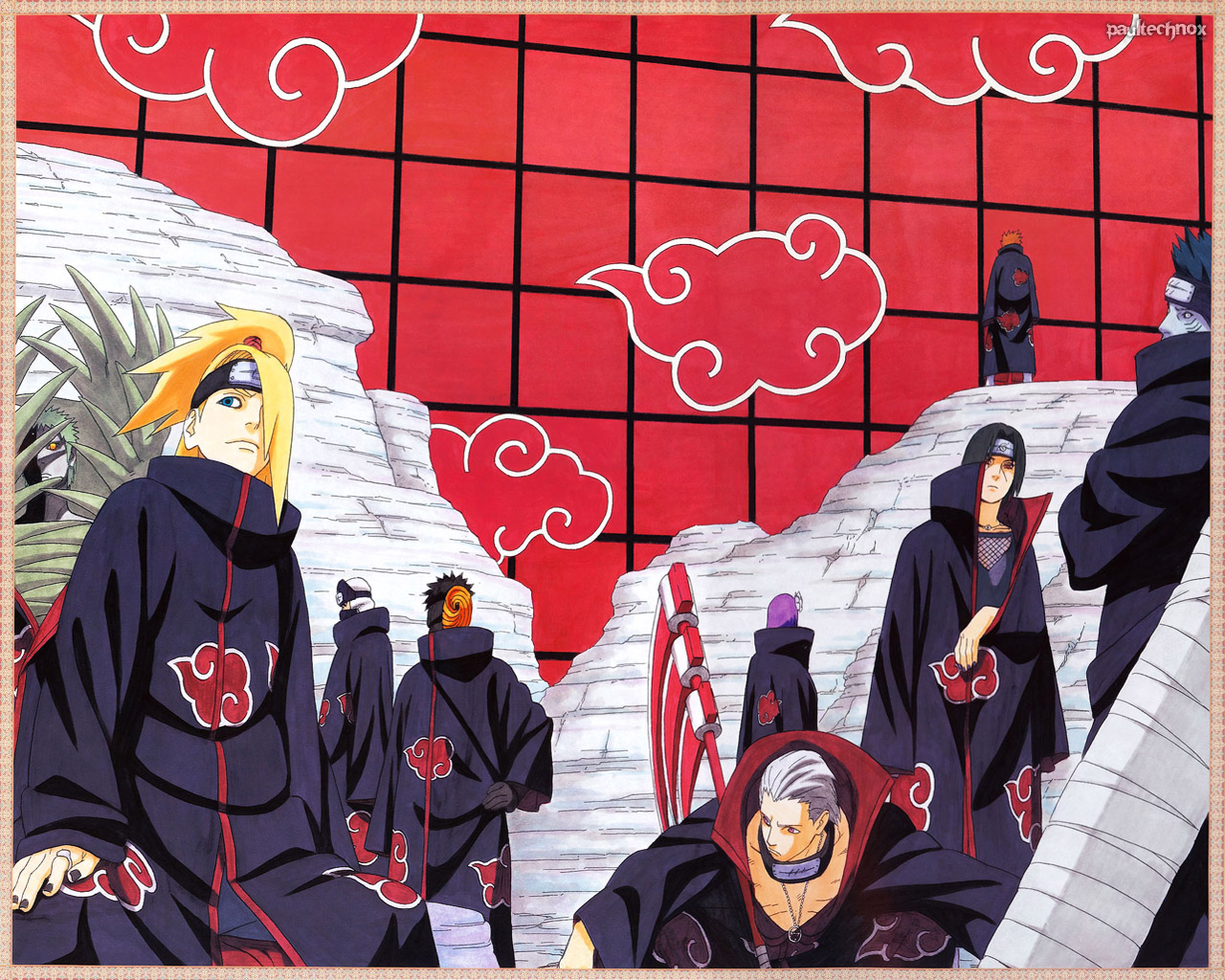 1437054 baixar papel de parede naruto, anime, akatsuki (naruto), deidara (naruto), hidan (naruto), itachi uchiha, kakuzu (naruto), kisame hoshigaki, konan (naruto), dor (naruto), zetsu (naruto) - protetores de tela e imagens gratuitamente