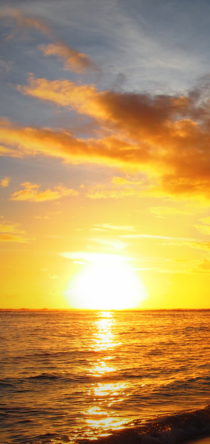 Téléchargez des papiers peints mobile Coucher De Soleil, Mer, Océan, Terre/nature, Pacifique, Polynésie gratuitement.