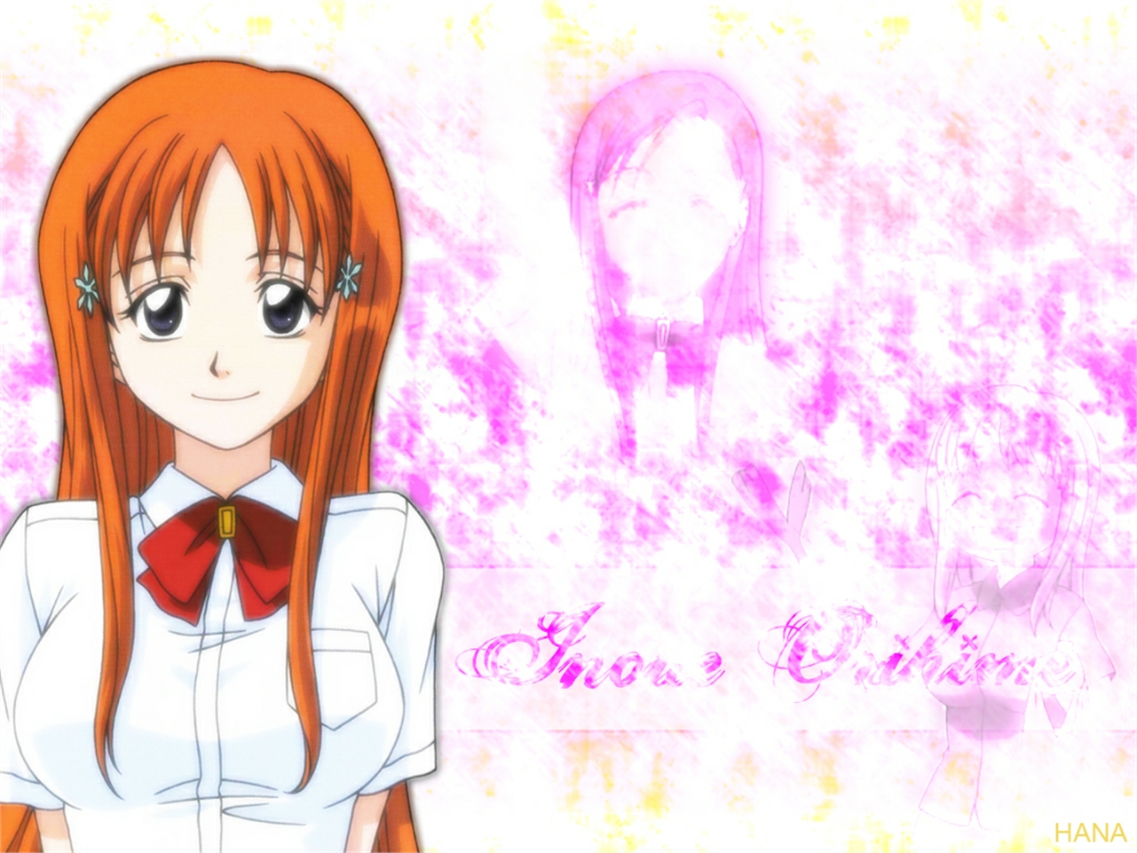 Handy-Wallpaper Bleach, Animes, Orihime Inoue kostenlos herunterladen.