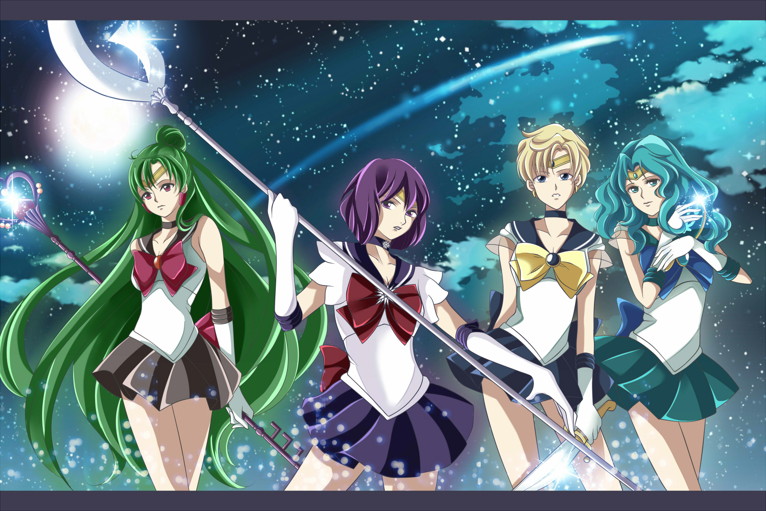 Descarga gratis la imagen Sailor Moon Sailor Stars, Animado en el escritorio de tu PC