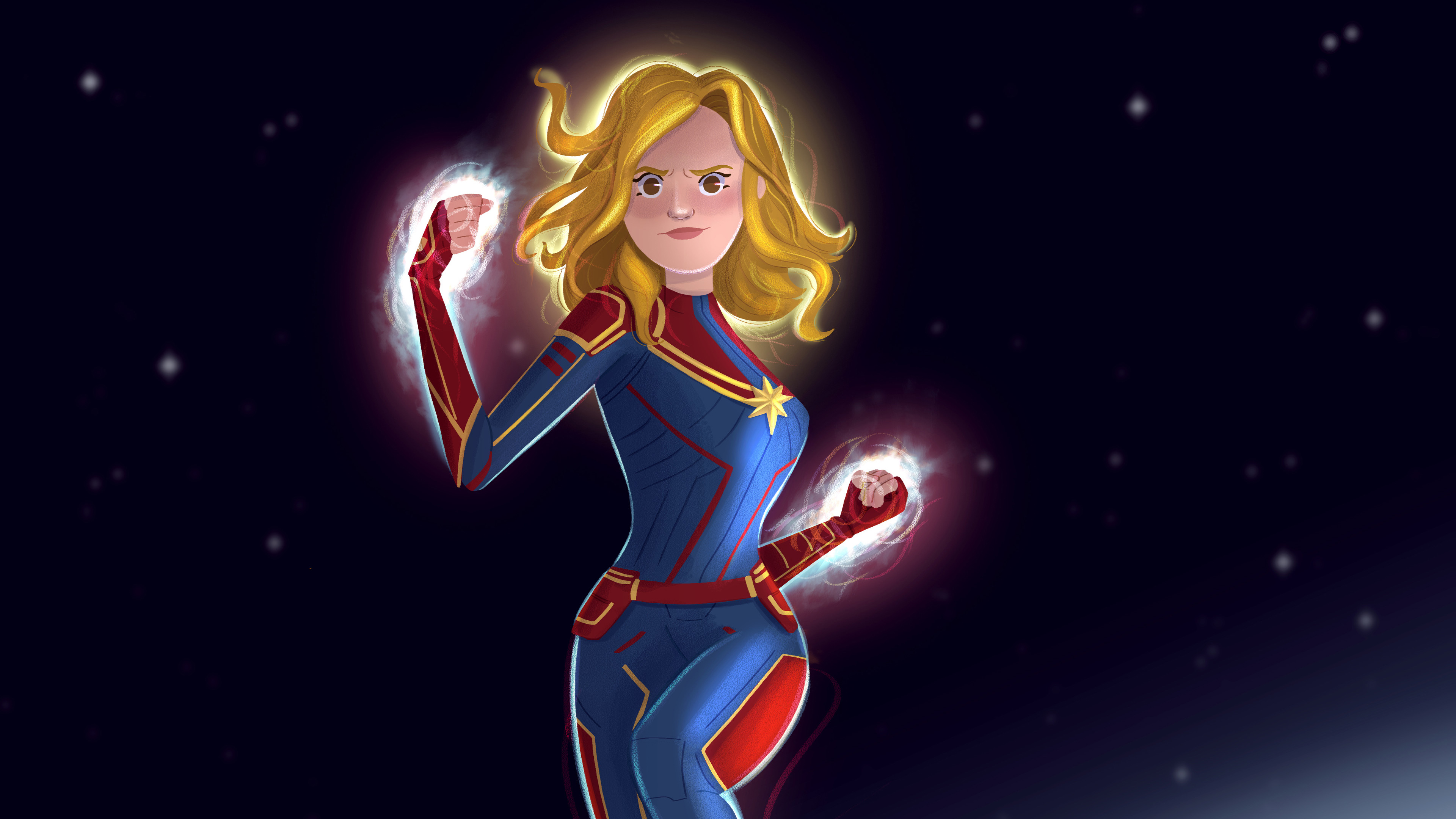 Laden Sie das Blondinen, Comics, Carol Danvers, Captain Marvel-Bild kostenlos auf Ihren PC-Desktop herunter