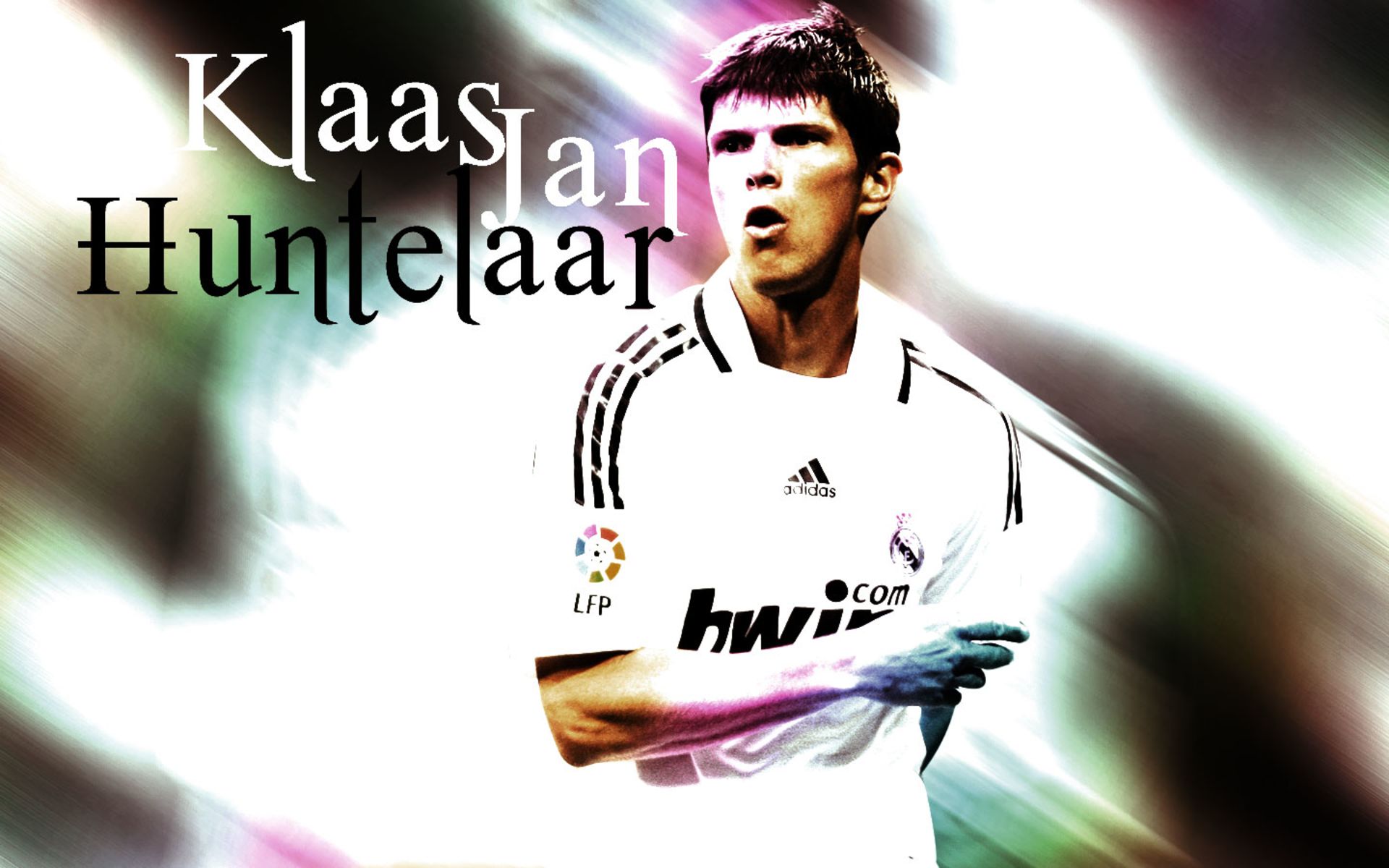 Download mobile wallpaper Sports, Soccer, Real Madrid C F, Klaas Jan Huntelaar for free.