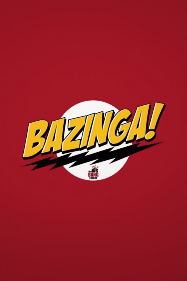 Téléchargez des papiers peints mobile Logo, Séries Tv, The Big Bang Theory, Bazinga gratuitement.