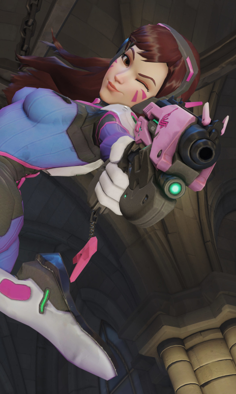 Descarga gratuita de fondo de pantalla para móvil de Overwatch, Videojuego, D Va (Supervisión).