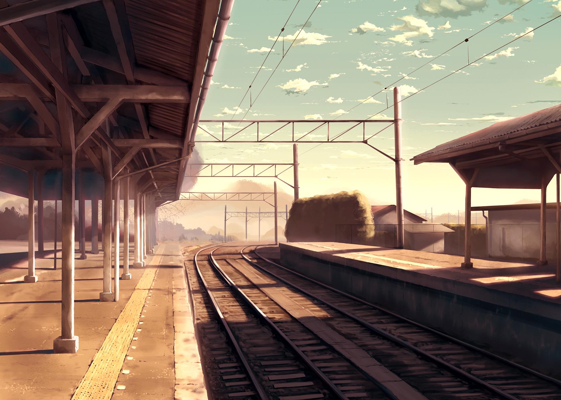 Descarga gratis la imagen Estación De Tren, Original, Animado en el escritorio de tu PC