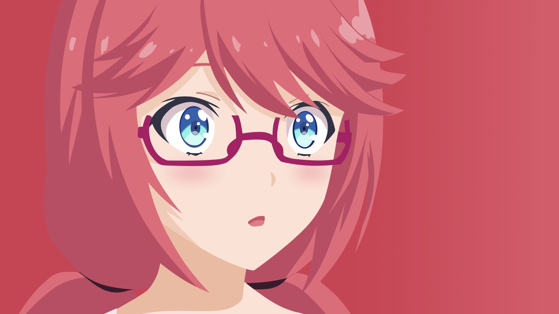 Baixe gratuitamente a imagem Anime, Óculos, Cabelo Rosa, Yôkoso Jitsuryoku Shijô Shugi No Kyôshitsu E, Airi Sakura na área de trabalho do seu PC