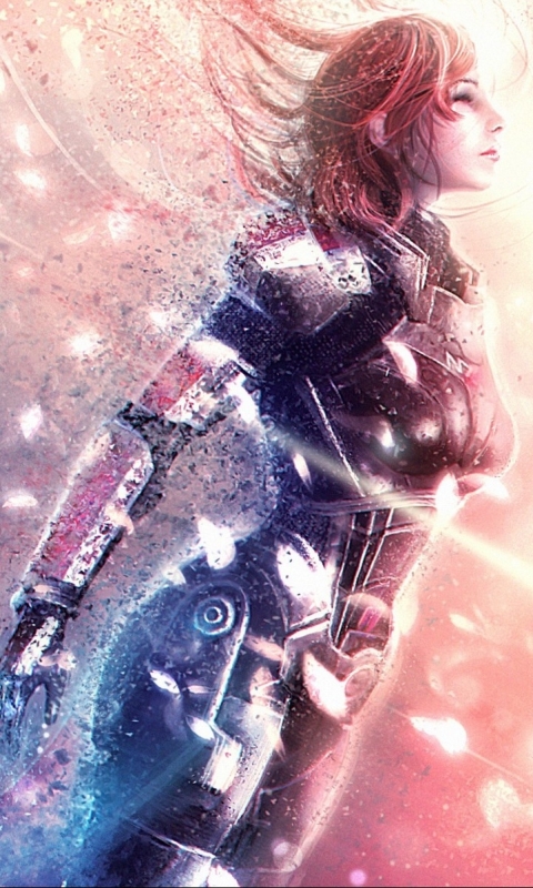 Handy-Wallpaper Mass Effect, Computerspiele, Kommandant Shepard kostenlos herunterladen.