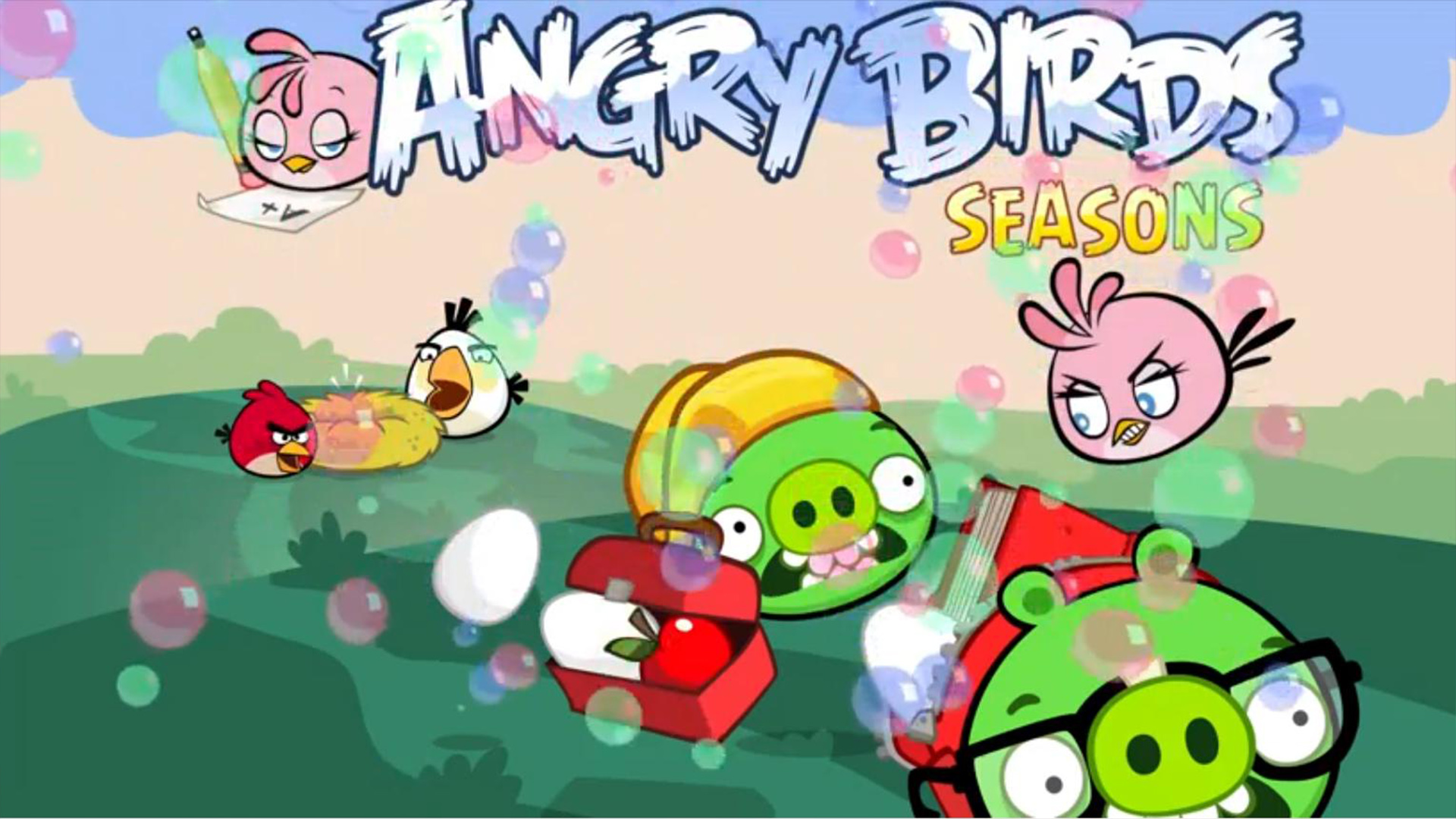 video game, angry birds seasons