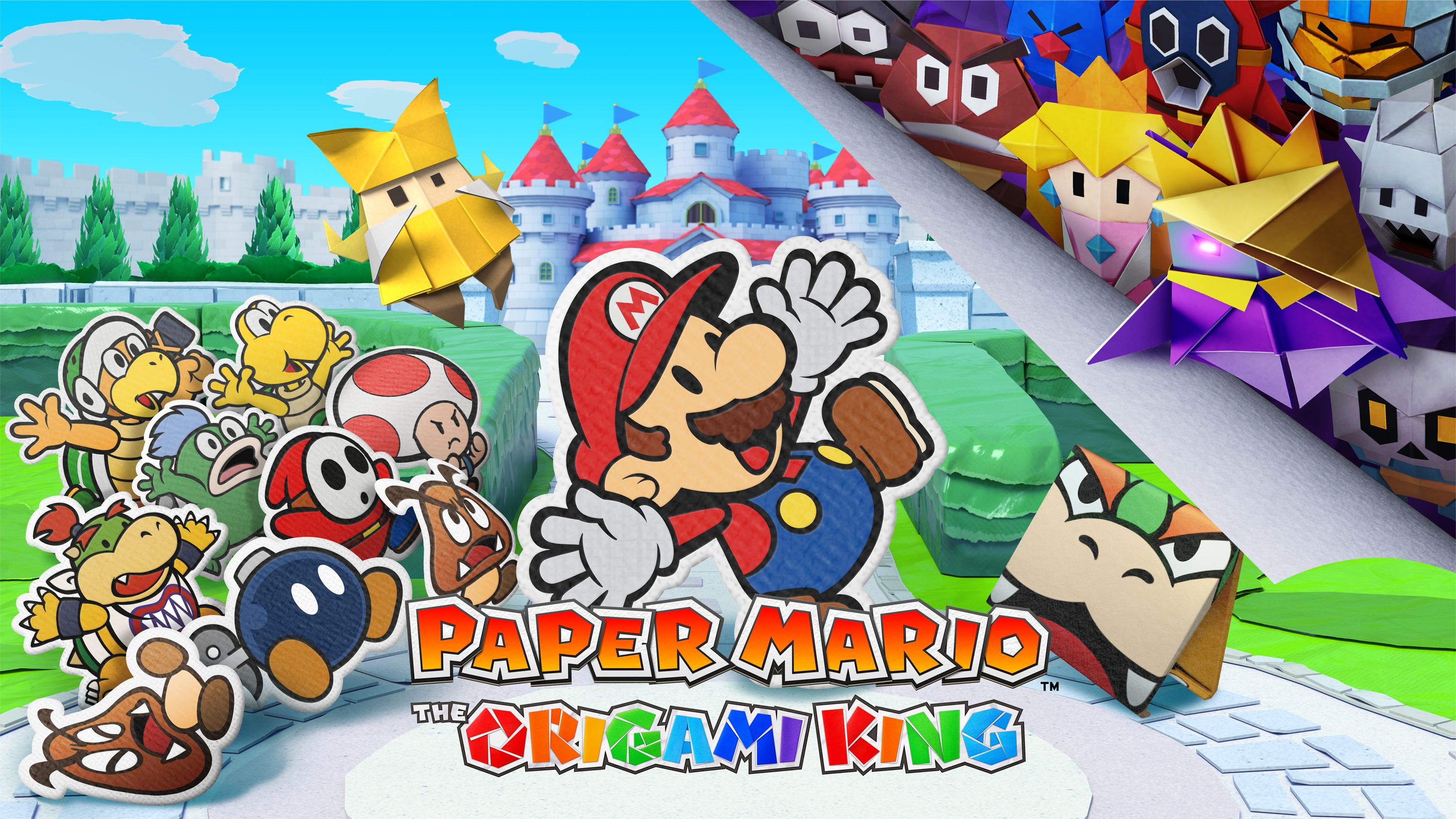 Die besten Paper Mario: The Origami King-Hintergründe für den Telefonbildschirm