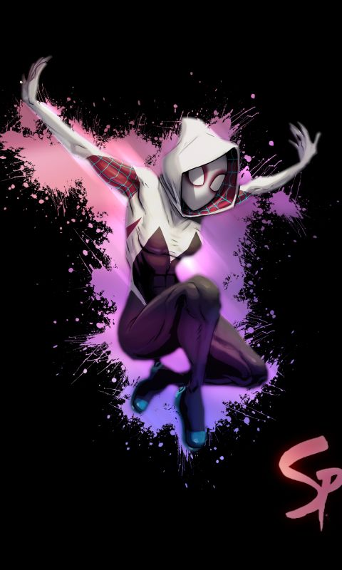 Handy-Wallpaper Comics, Spider Gwen kostenlos herunterladen.