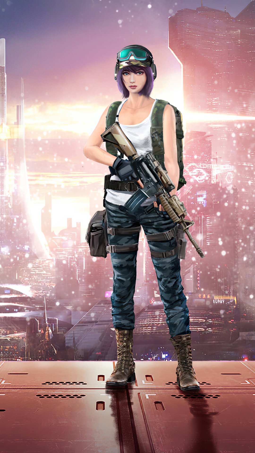 Download mobile wallpaper Weapon, Sci Fi, Women Warrior, Woman Warrior for free.