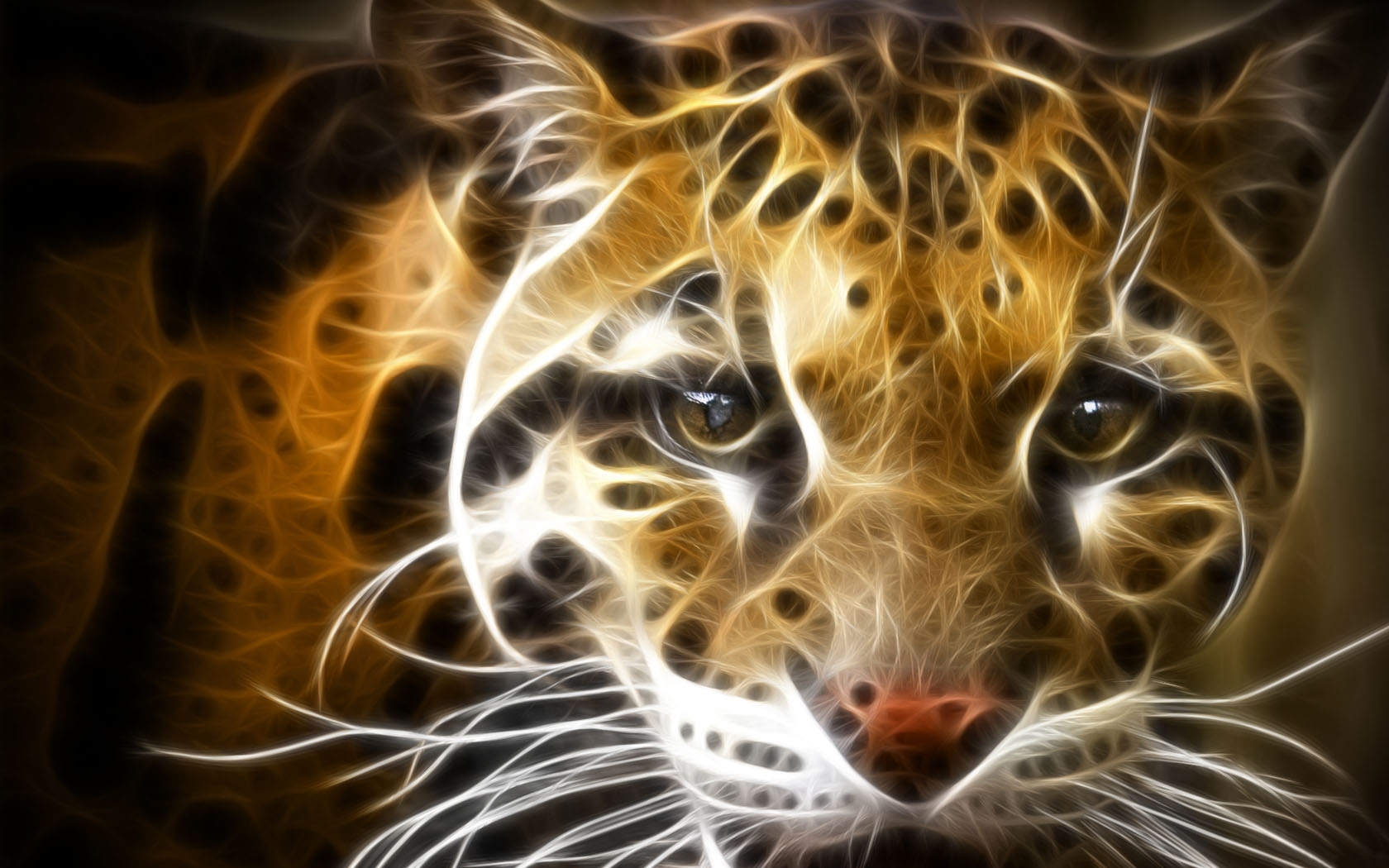 animals, leopards Panoramic Wallpaper