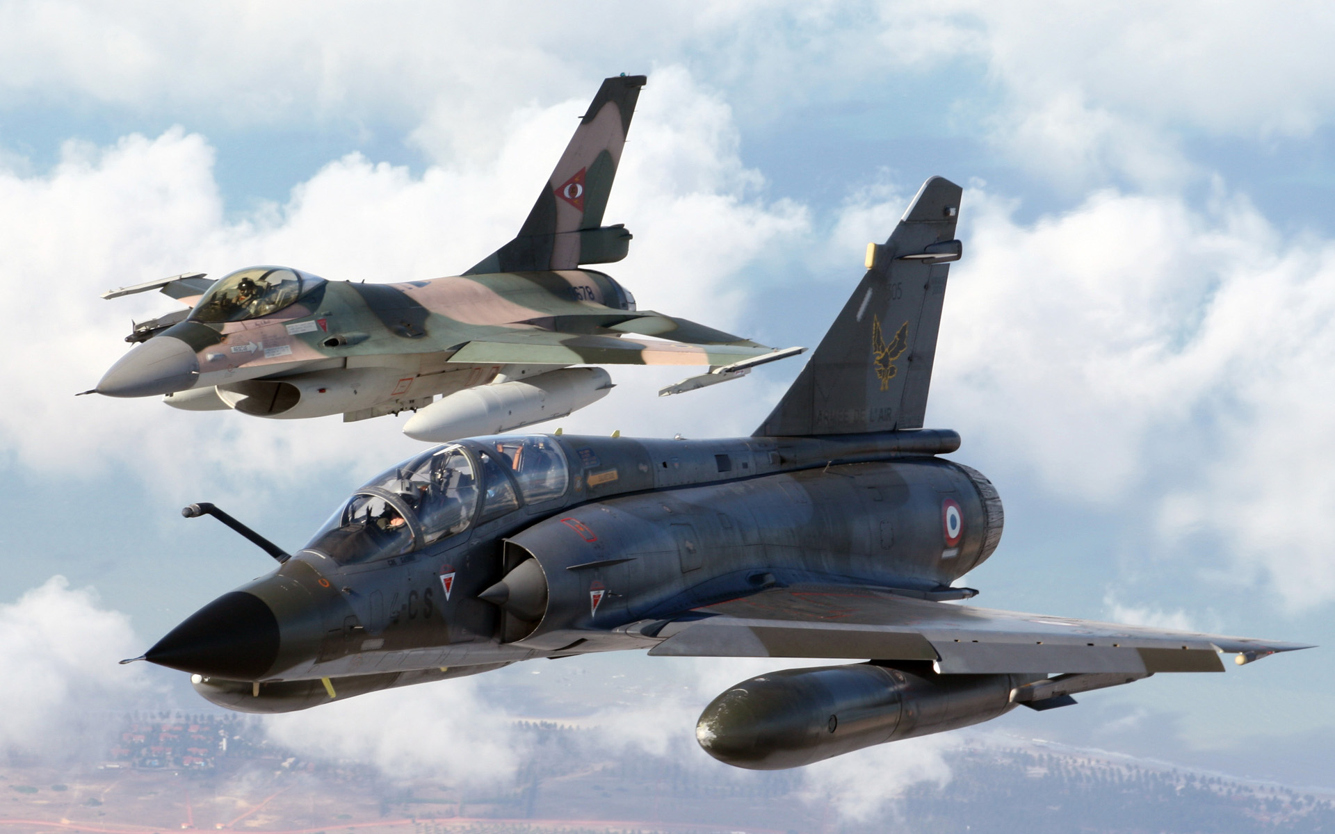 general dynamics f 16 fighting falcon, military, jet fighter, dassault mirage 2000, jet fighters