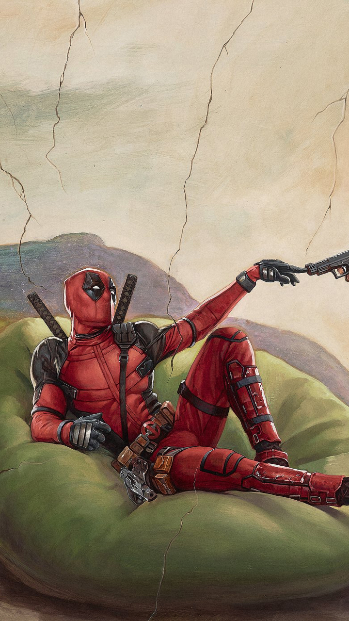 Handy-Wallpaper Filme, Totes Schwimmbad, Deadpool 2 kostenlos herunterladen.