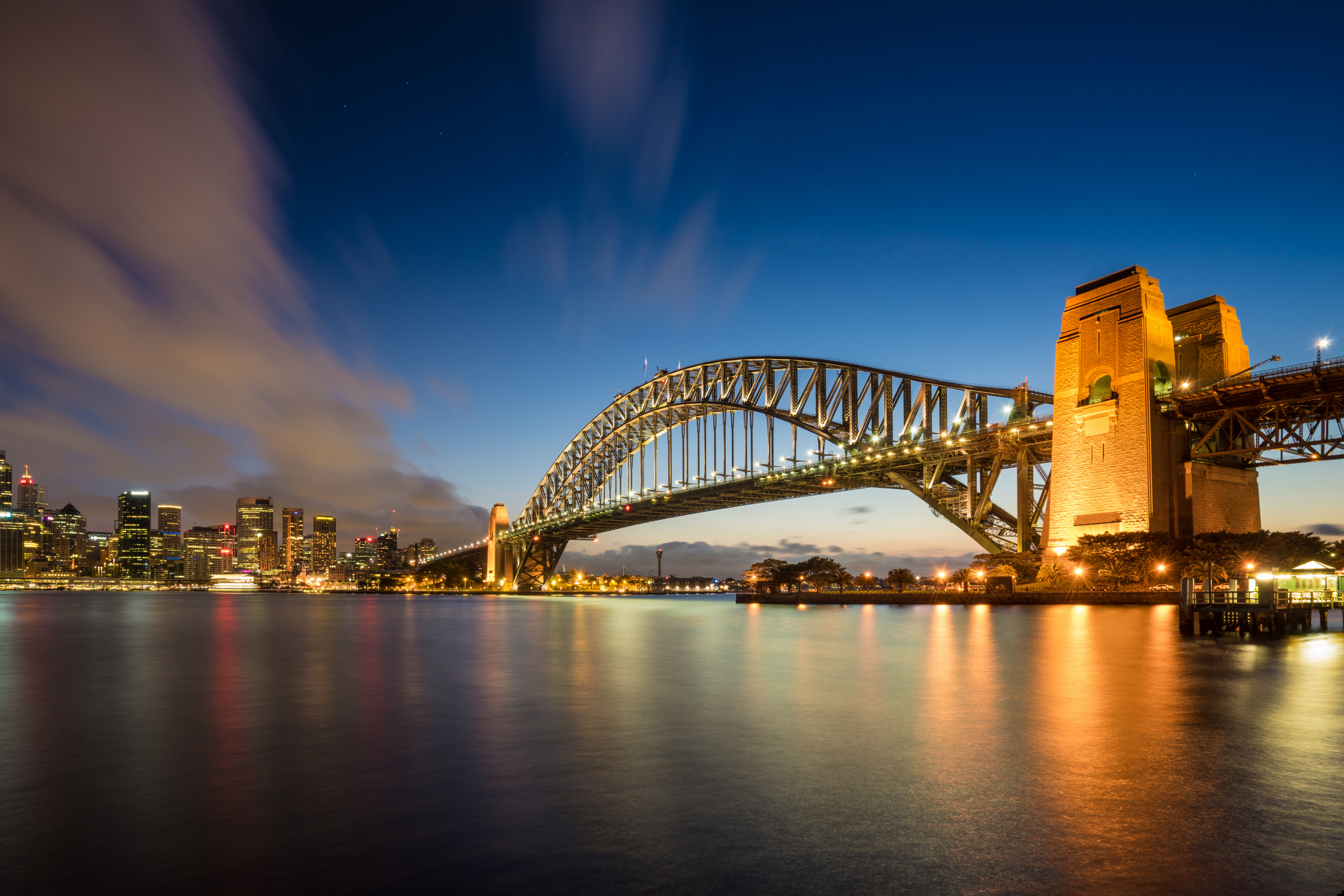 Завантажити шпалери безкоштовно Мости, Сідней, Австралія, Створено Людиною, Сіднейський Міст Харбор картинка на робочий стіл ПК
