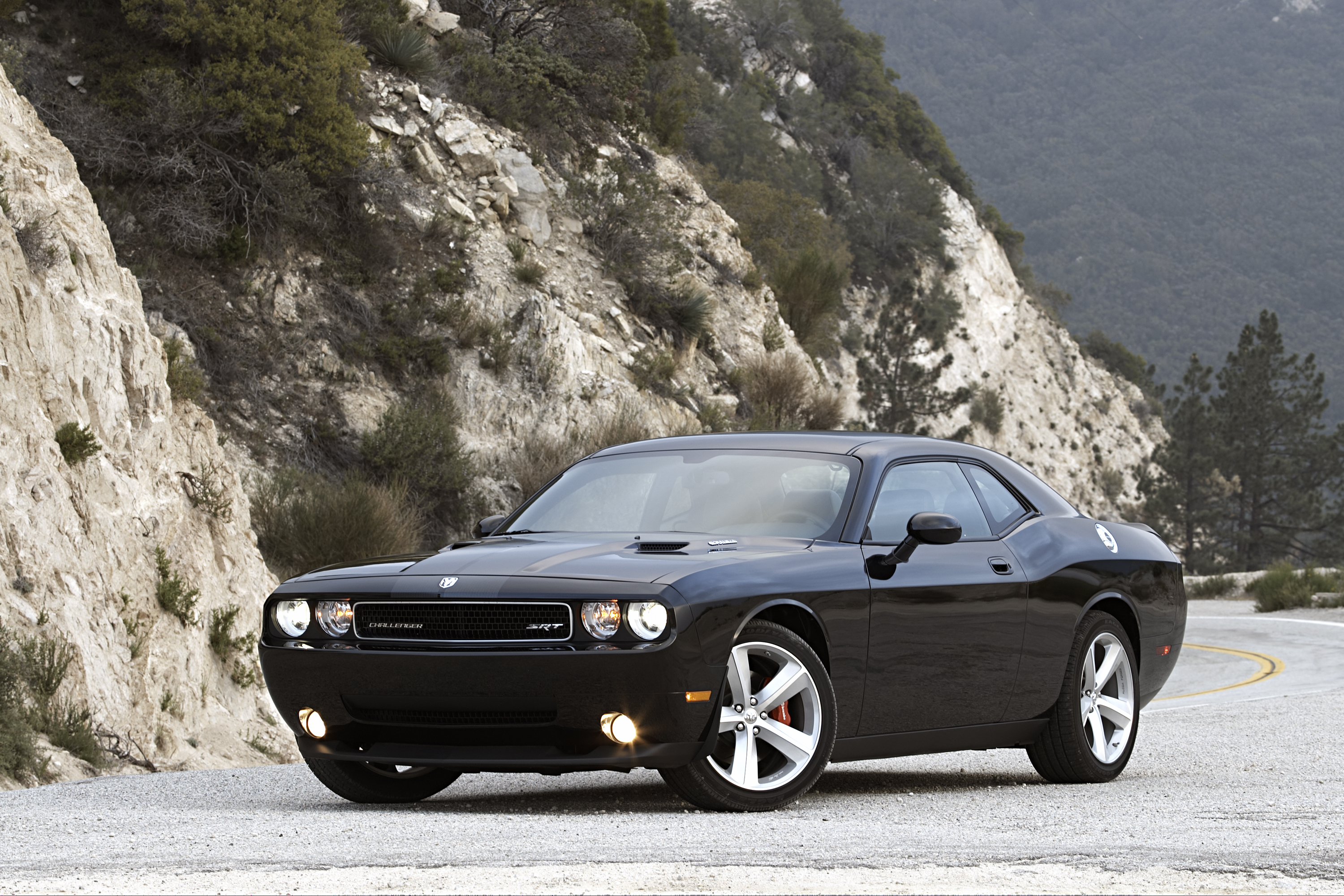 Download mobile wallpaper Dodge Challenger, Dodge, Vehicles, Black Car for free.