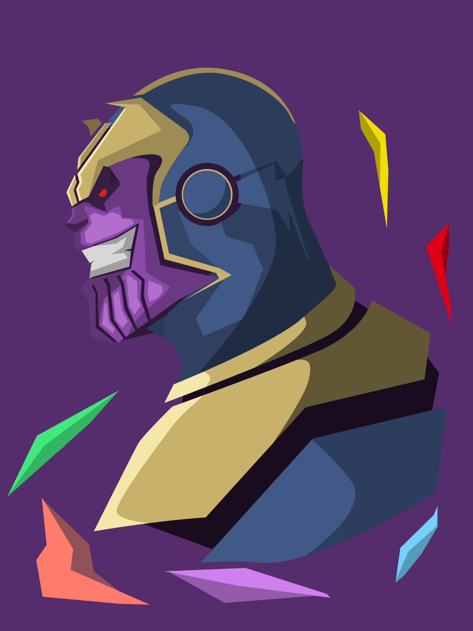 Baixar papel de parede para celular de História Em Quadrinhos, Thanos, Vingadores: Guerra Infinita gratuito.