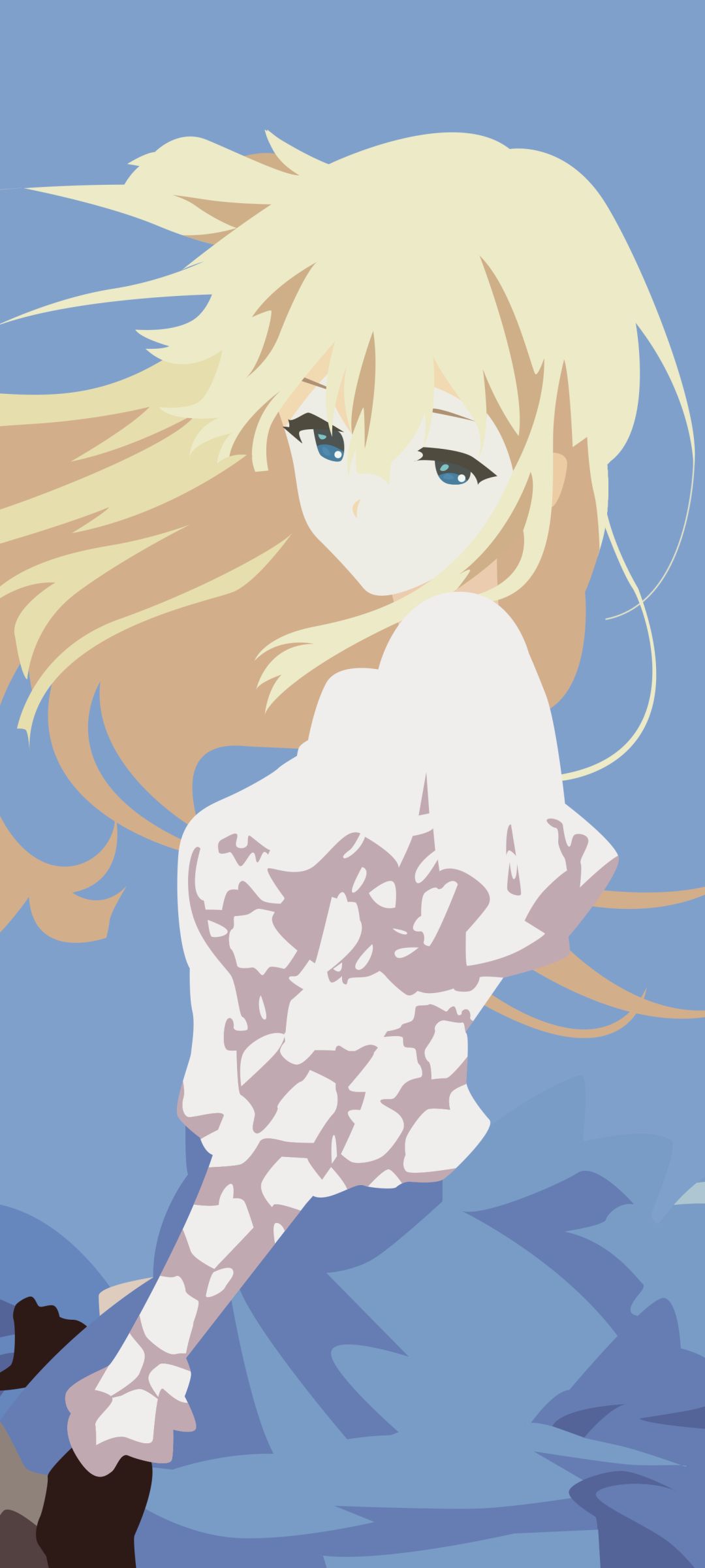 Baixar papel de parede para celular de Anime, Loiro, Olhos Azuis, Cabelo Loiro, Violet Evergarden (Personagem), Violet Evergarden gratuito.