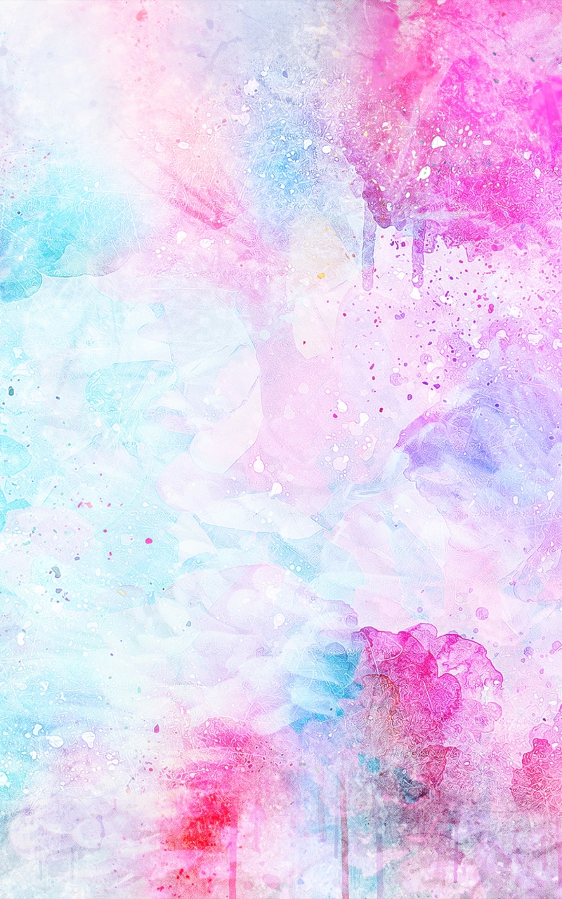 Download mobile wallpaper Abstract, Pink, Colors, Watercolor for free.