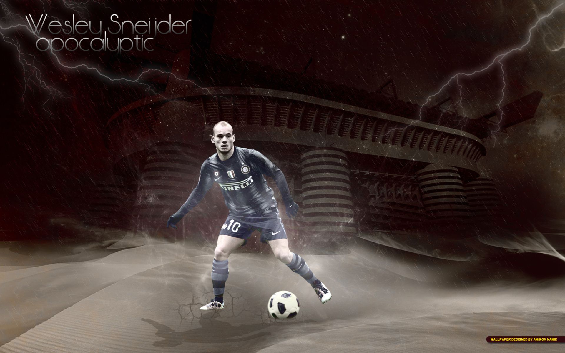 Descarga gratuita de fondo de pantalla para móvil de Fútbol, Deporte, Inter De Milán, Wesley Sneijder.