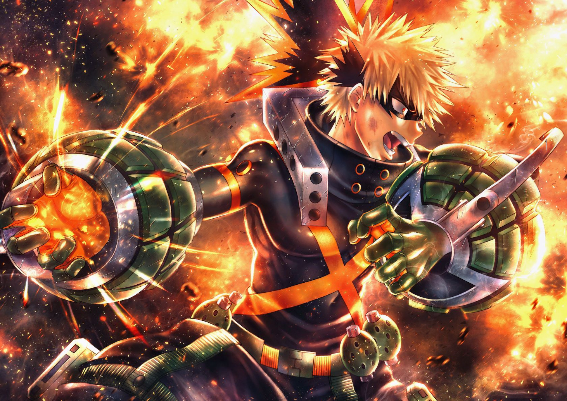 Baixar papel de parede para celular de Anime, Katsuki Bakugou, Minha Academia De Heróis gratuito.