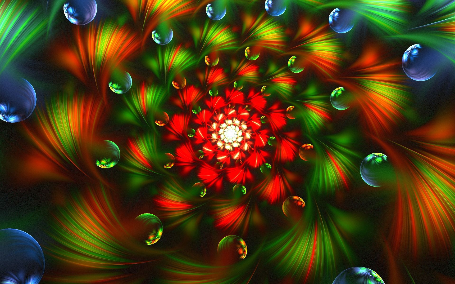 Download mobile wallpaper Bright, Colourful, Abstract, Fractal, Colorful, 3D for free.