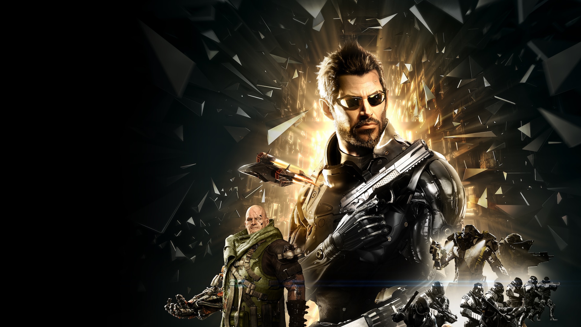 Laden Sie das Computerspiele, Deus Ex, Adam Jensen, Deus Ex: Mankind Divided-Bild kostenlos auf Ihren PC-Desktop herunter