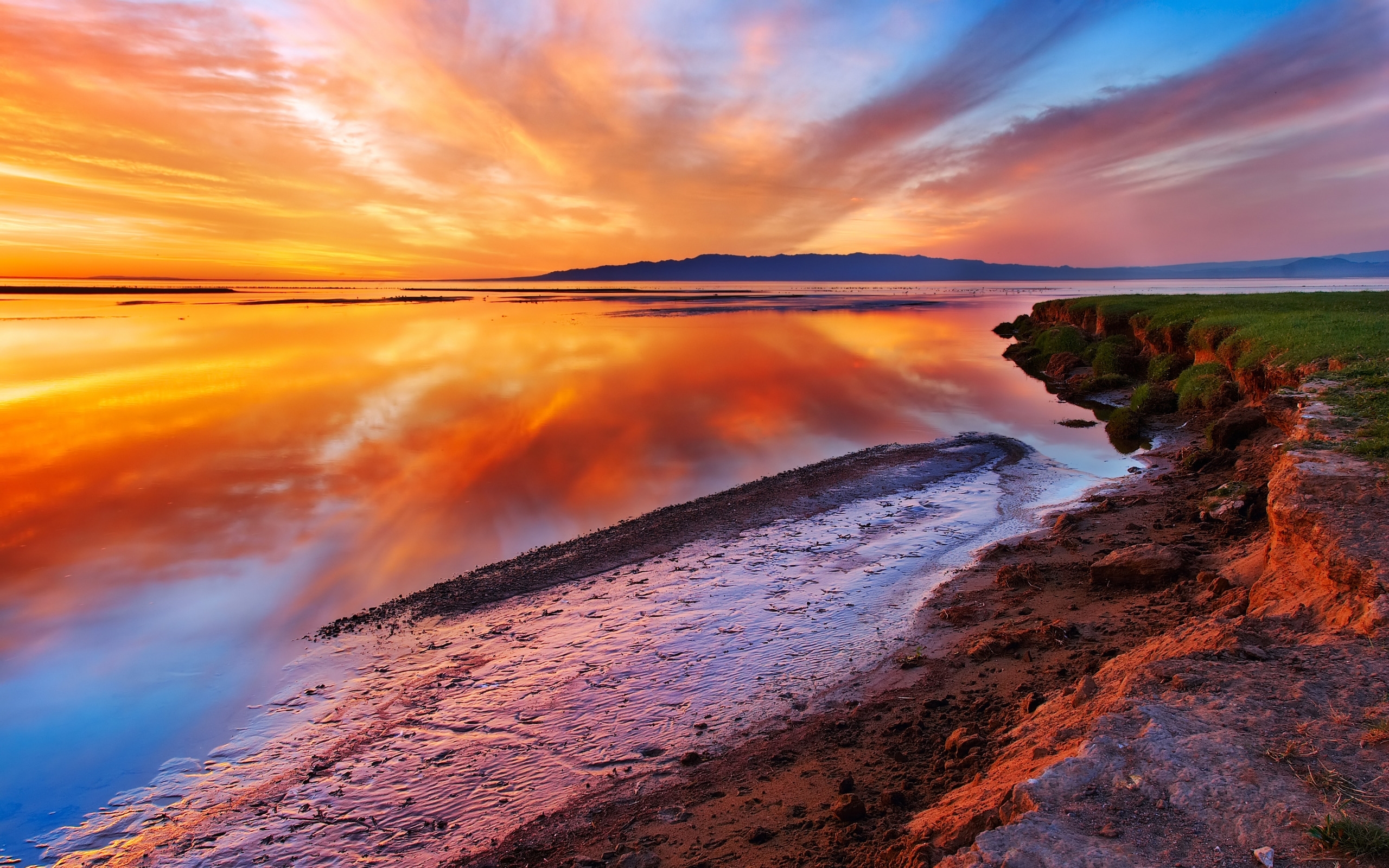 Laden Sie das Natur, Sunset, Landschaft, Sea-Bild kostenlos auf Ihren PC-Desktop herunter