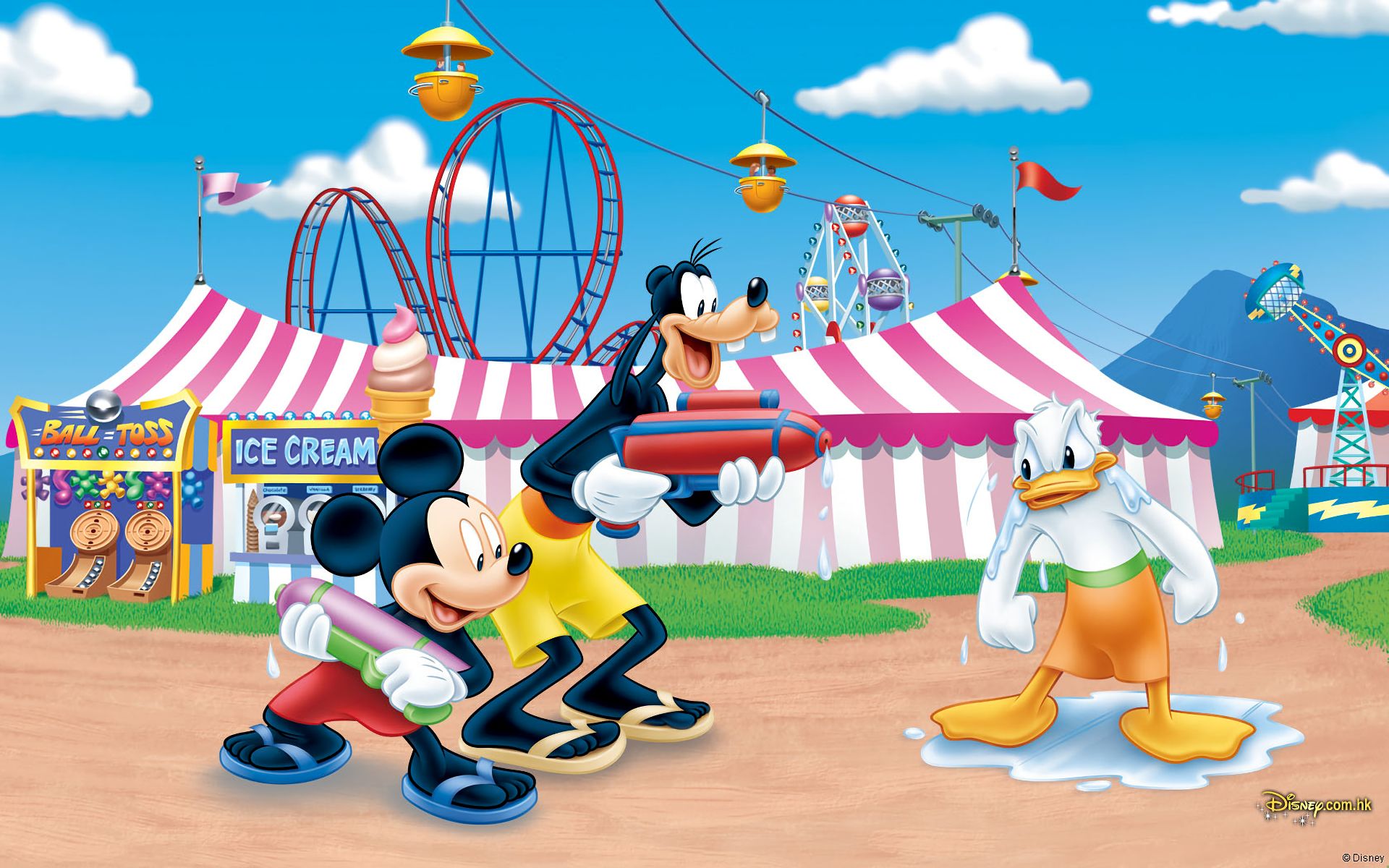 Download mobile wallpaper Movie, Disney, Mickey Mouse, Donald Duck, Goofy for free.