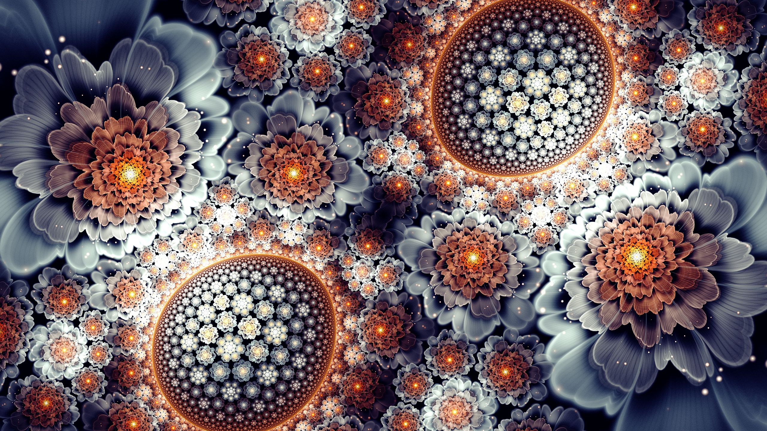 Free download wallpaper Abstract, Flower, Fractal on your PC desktop