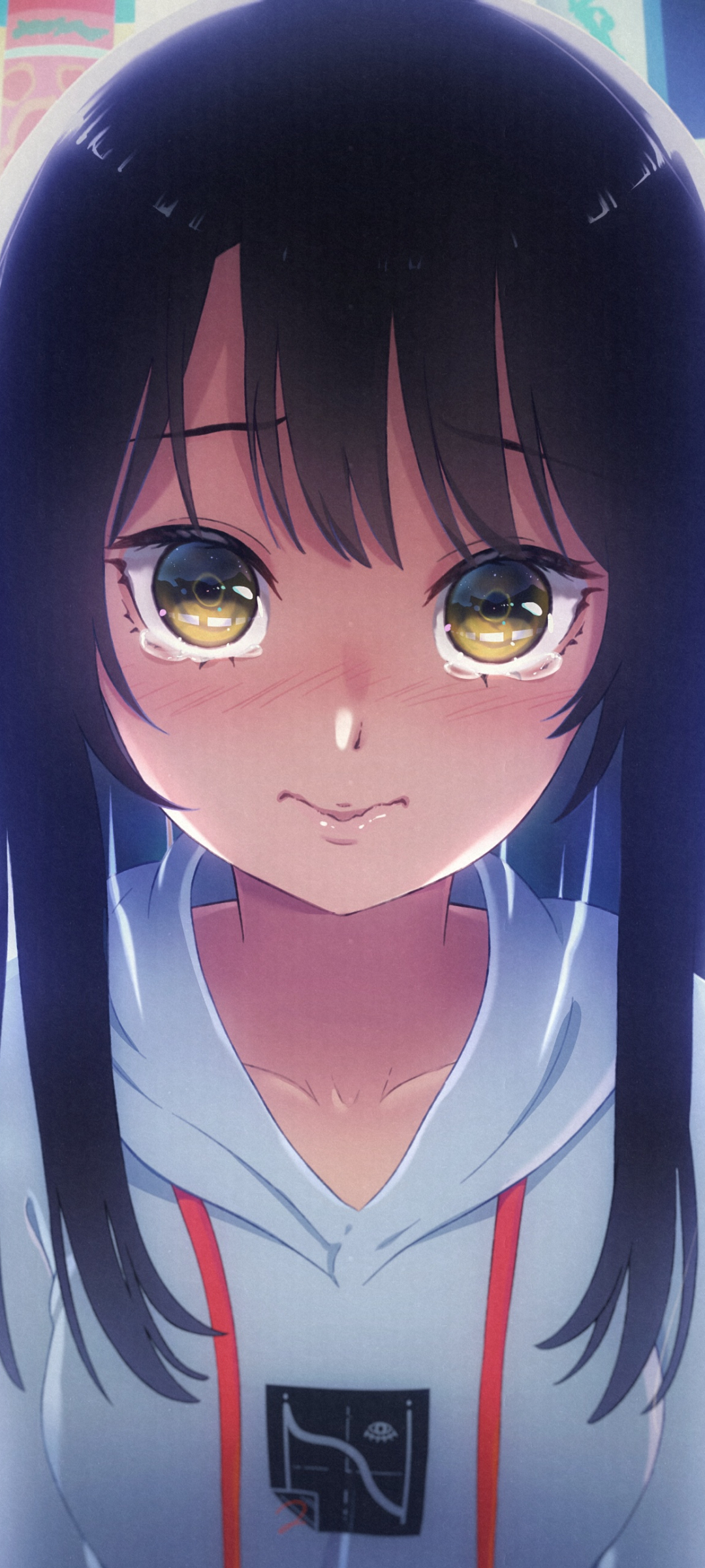 Handy-Wallpaper Animes, Miko Yotsuya, Mieruko Chan kostenlos herunterladen.