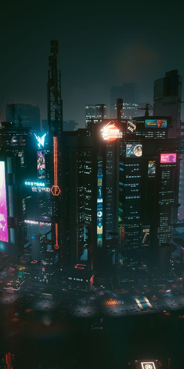 Free Night City (Cyberpunk 2077) 4K Wallpapers & Desktop HD Backgrounds ...