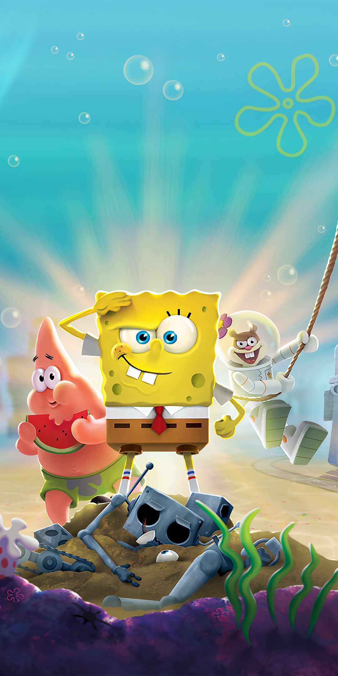 1379309壁紙のダウンロードテレビゲーム, spongebob squarepants: ビキニボトムの戦い, パトリックスター, スポンジボブ-スクリーンセーバーと写真を無料で