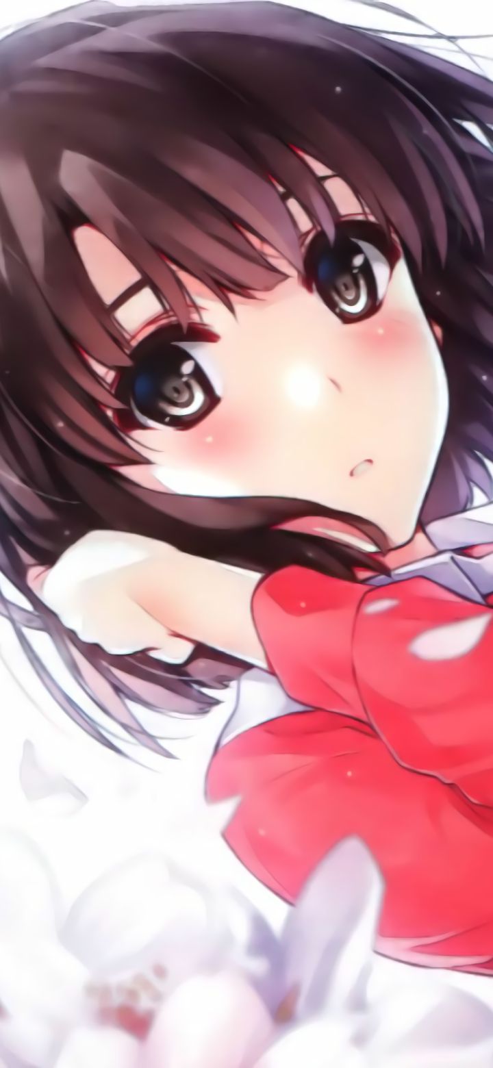 Handy-Wallpaper Braune Augen, Animes, Braune Haare, Kurzes Haar, Saenai Heroine No Sodatekata, Megumi Katō kostenlos herunterladen.