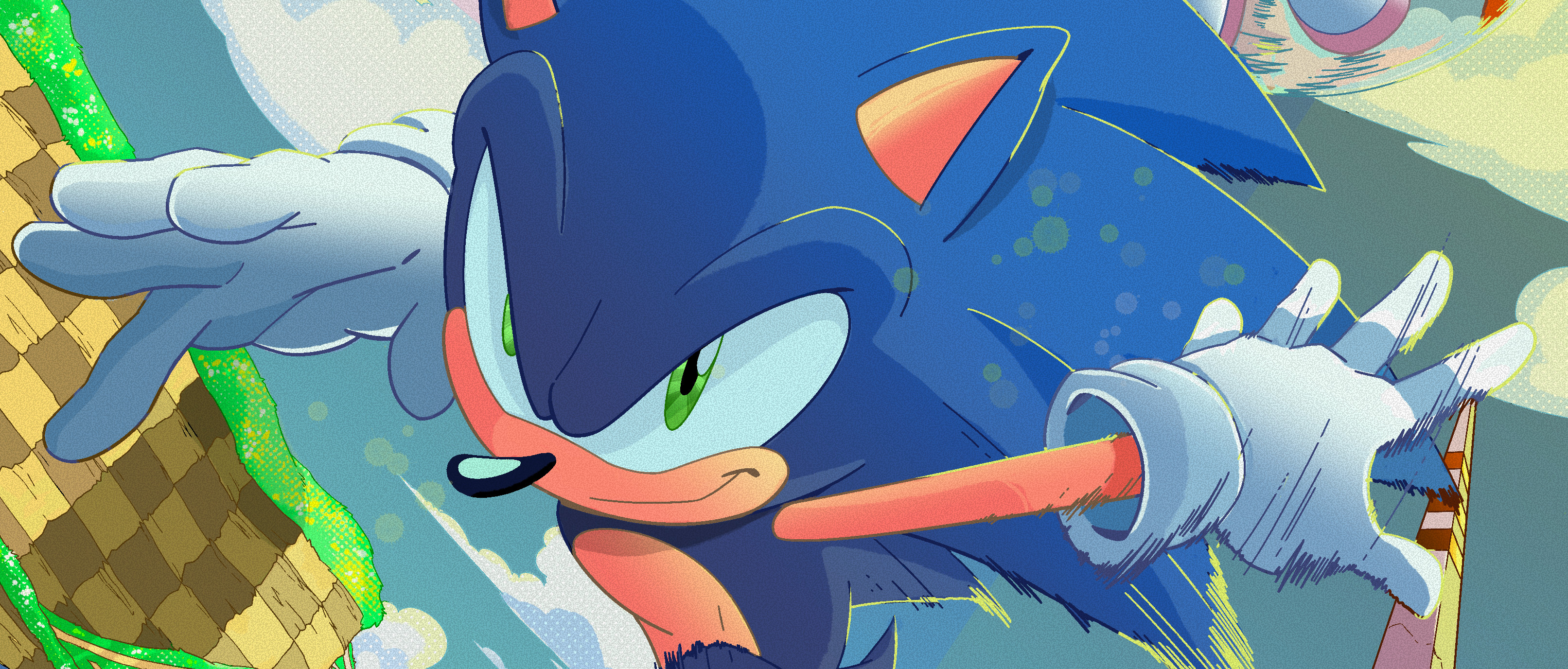 Download mobile wallpaper Glove, Green Eyes, Video Game, Sonic The Hedgehog, Sonic for free.