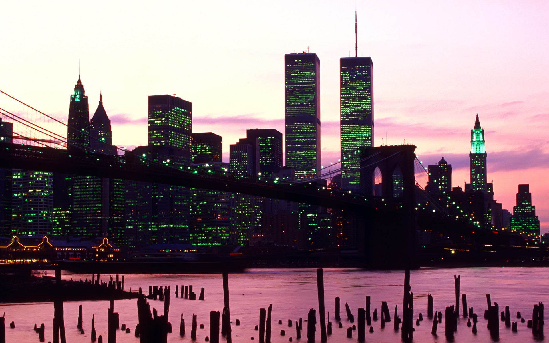Скачать картинку Бруклинский Мост, Нью Йорк, Манхэттен, Города, Сделано Человеком в телефон бесплатно.